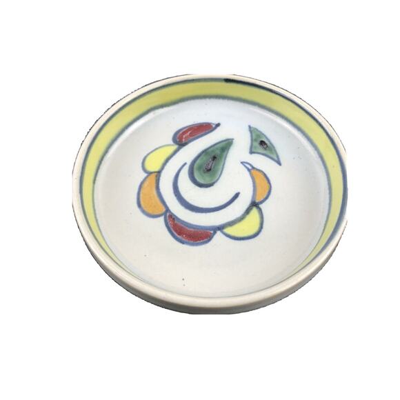 Vintage Buchan Stoneware Pottery Sutherland Coaster Trinket Scotland 4 1/8 - Picture 1 of 11